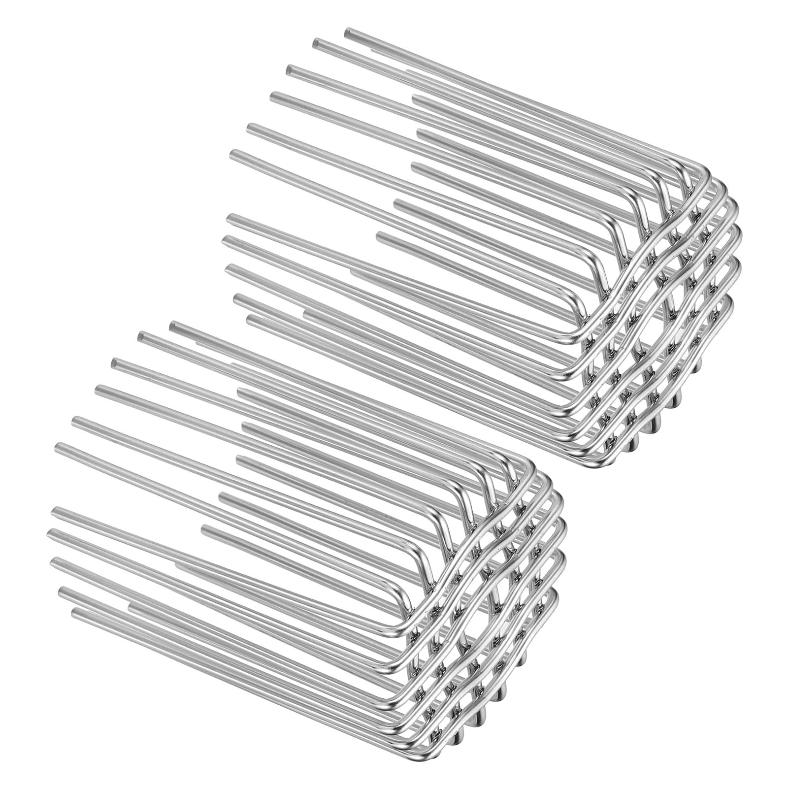 PATIKIL 75 mm (3") OD Gutter Guard Filter, 2Pcs PVC Termination Cap Mesh Screen Roof Vent Cover Stainless Steel Exhaust Pipe Cover Downspout Guard Filter Strainer