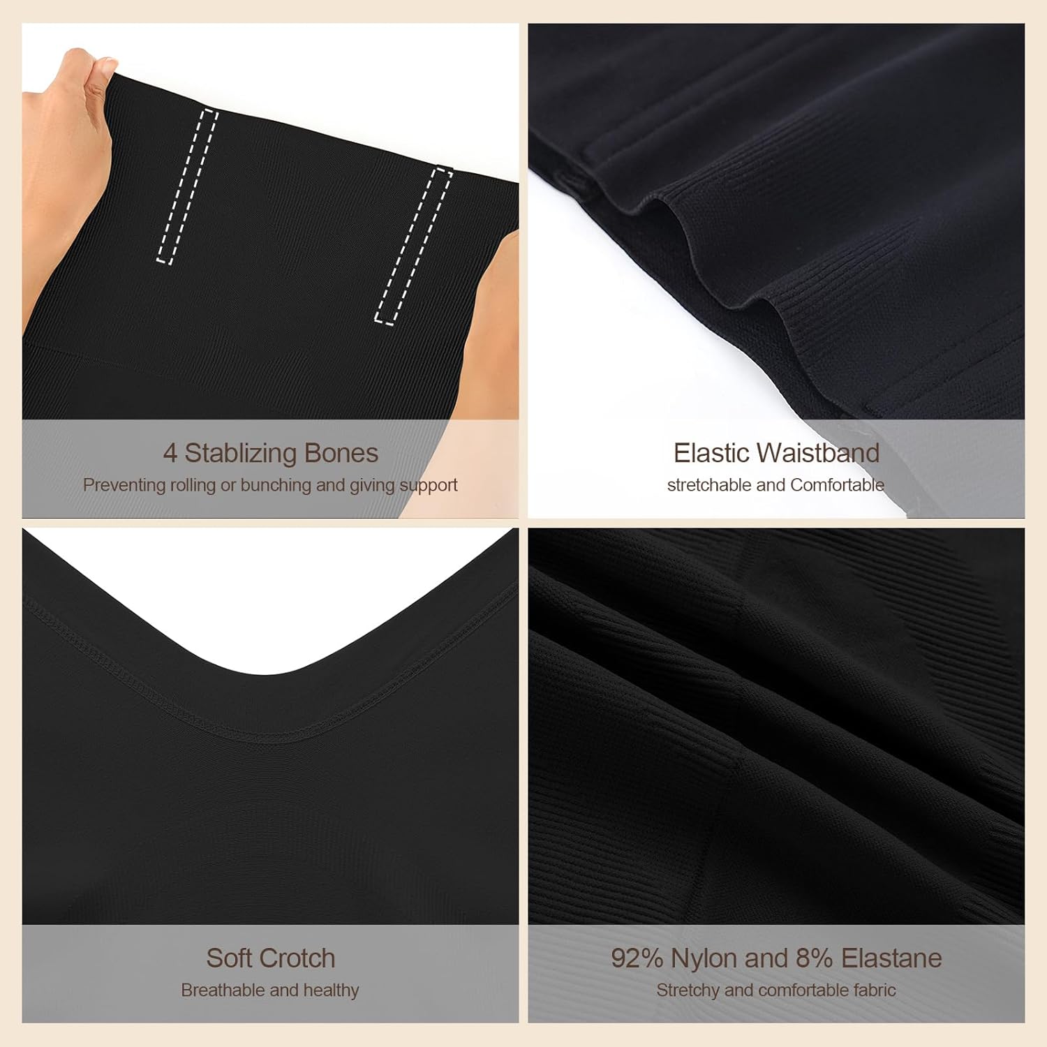 Women Tummy Control Underwear,High Waisted Shapewear Shaper Shorts,Butt Lifting Seamless Panties Girdle for Women - Image 4