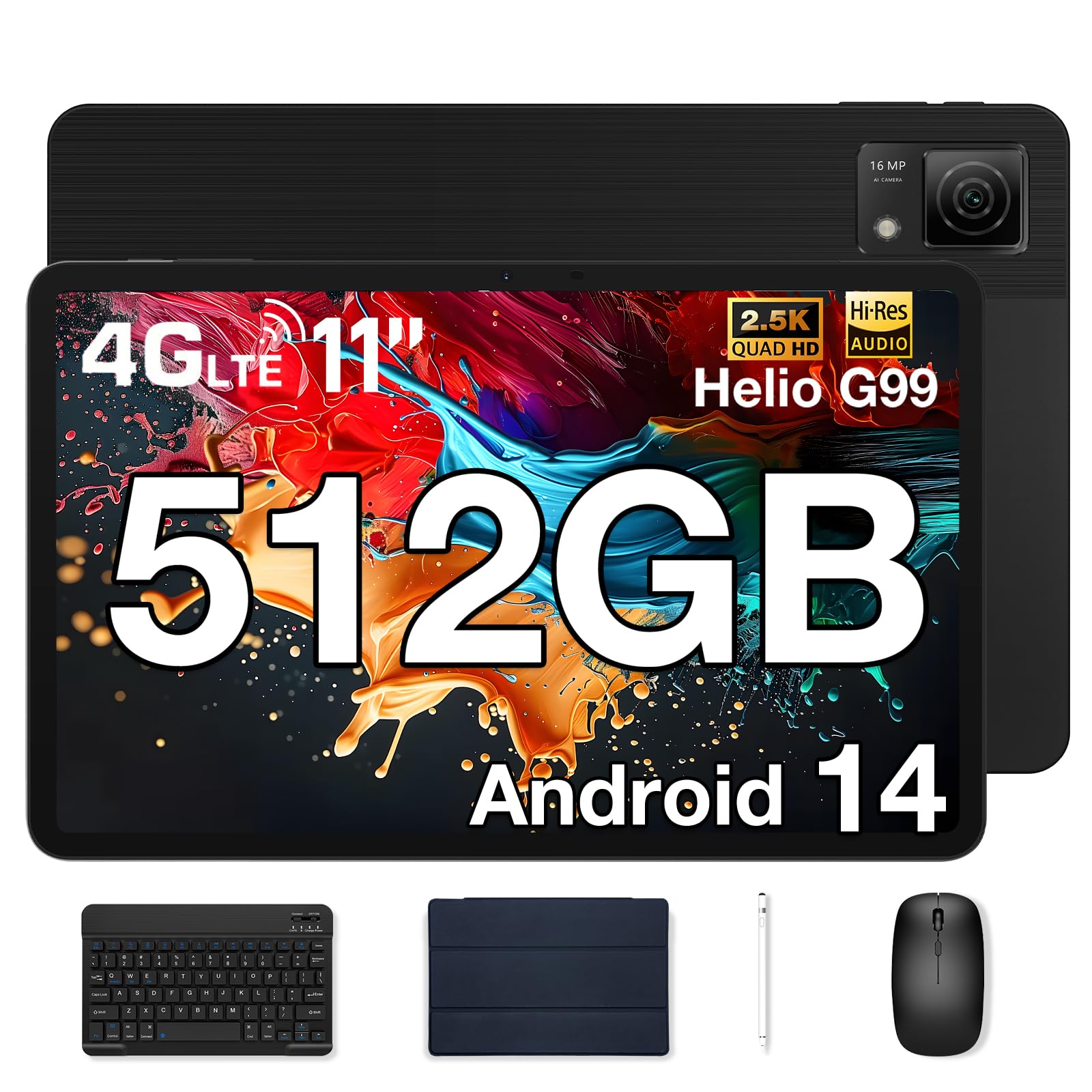 【新品未使用】DOOGEE Tab G6 DOOGEE Tab G6+ - Android 15 Smart Tablet | Large Screen +