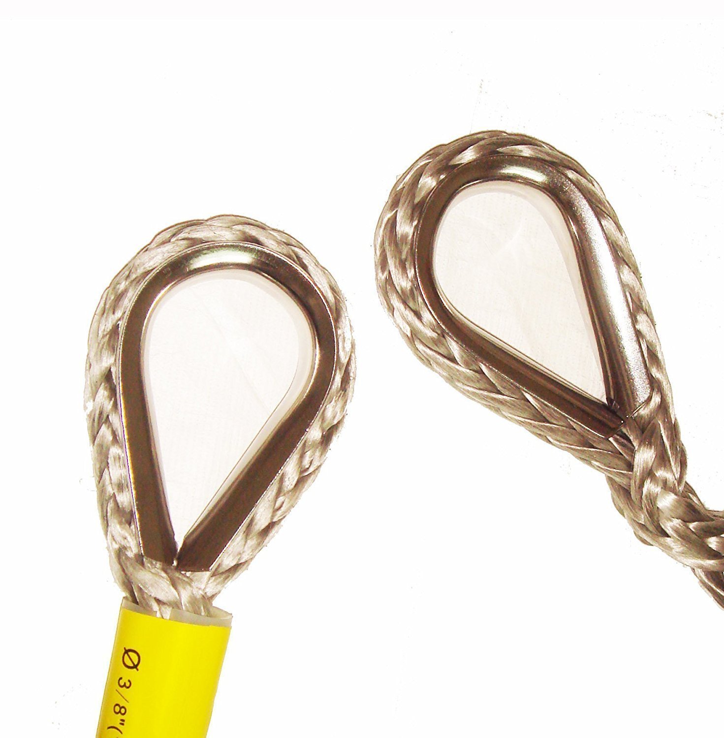 A-FUN Winch Rope Extension 3/8 Customized Length Synthetic