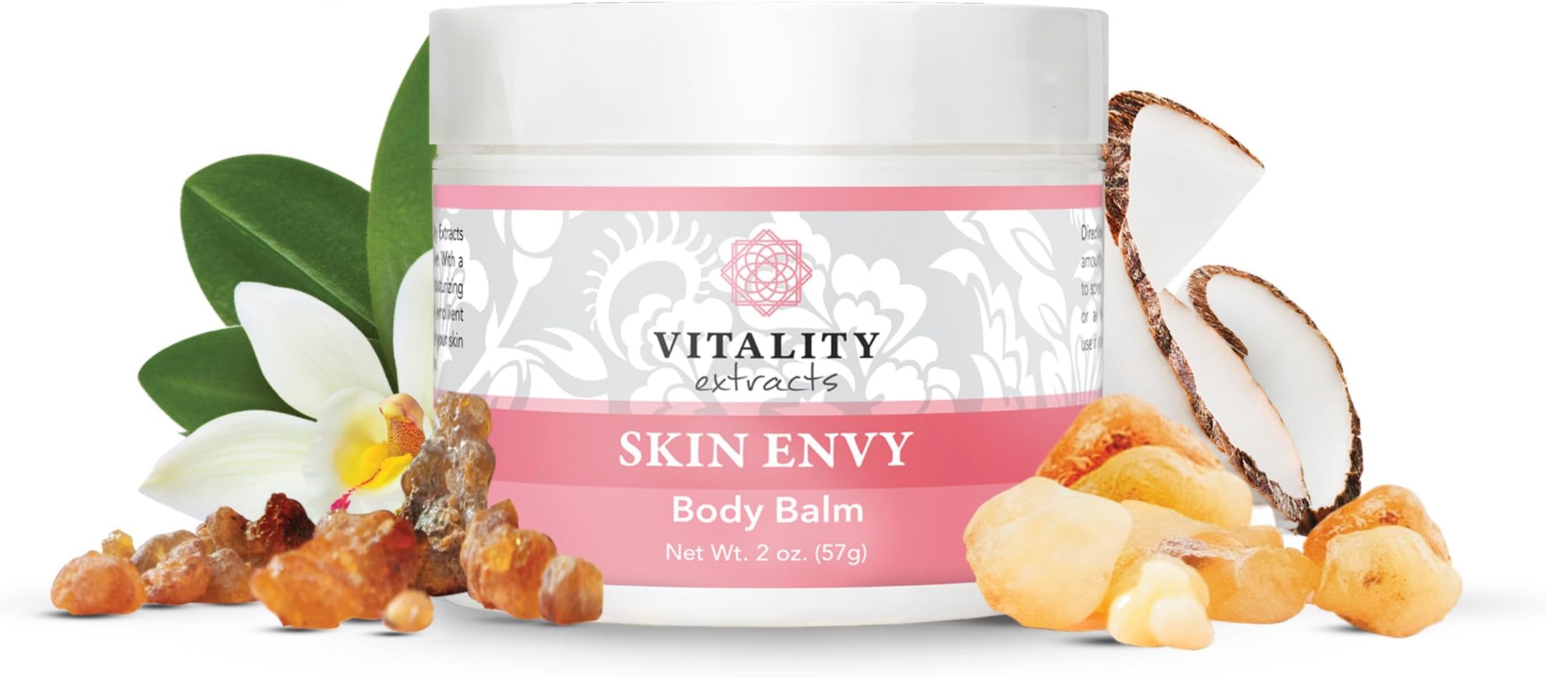 Extracts Skin Envy Balm - Moisturizer, Beeswax, Vitamin A, Skin Care, All Natural, Coconut Oil