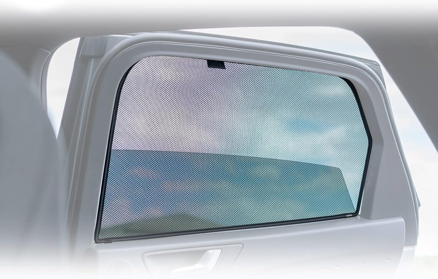 OMAC Side Rear Window Curtain Mesh UV Block for Honda CR-V 2002-2006 Black 2Pcs