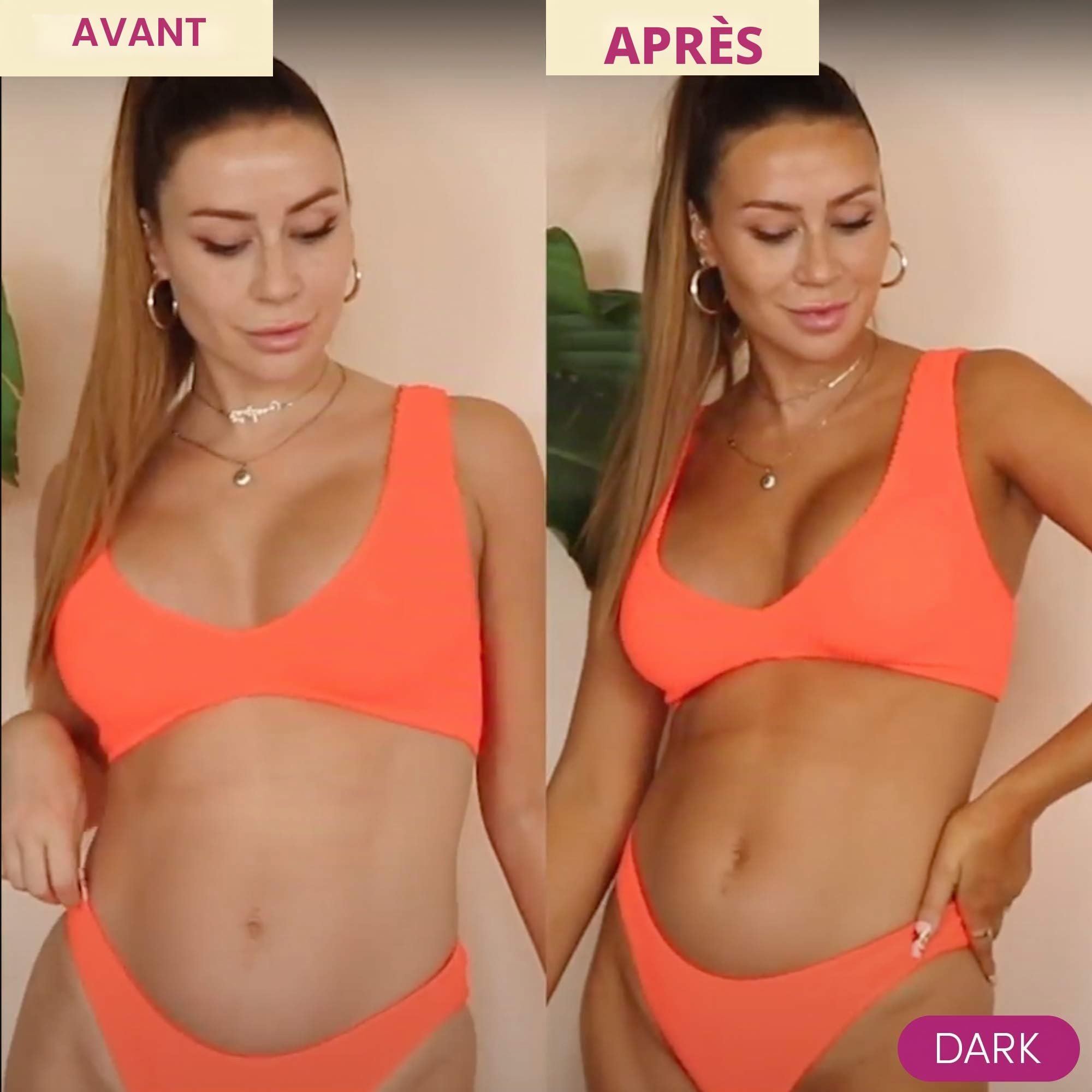 Ensemble autobronzant Coco & Eve Bali Bae (foncé). Mousse de bronzage sans soleil entièrement naturelle. Avec Bronzer, gant et applicateur dorsal pour une application et un bronzage parfaits
