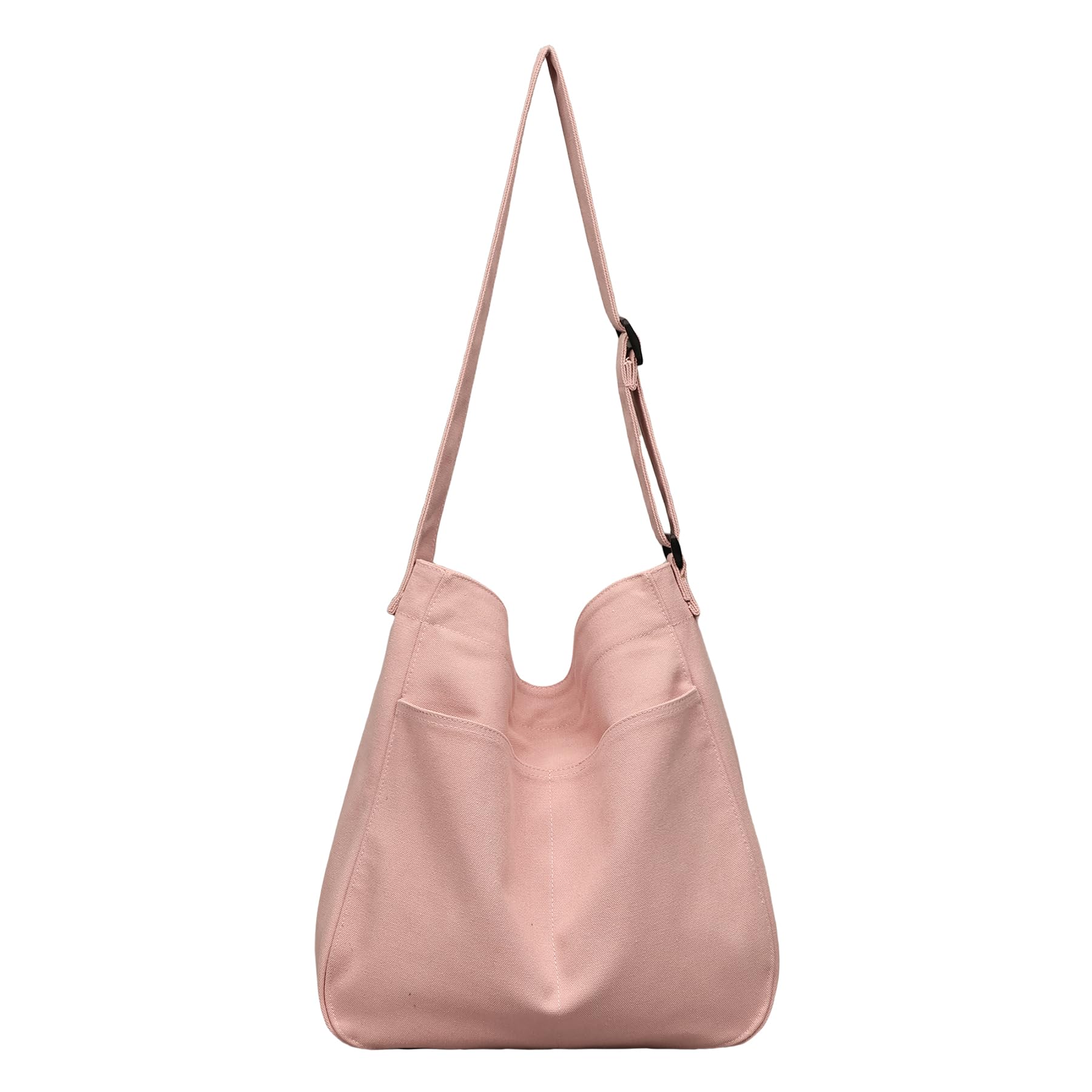 Hobo Bag Canvas Crossbody Shoulder Bag for Women and Men Large Casual Messenger Bags Canvas Tote Bag Travel Work