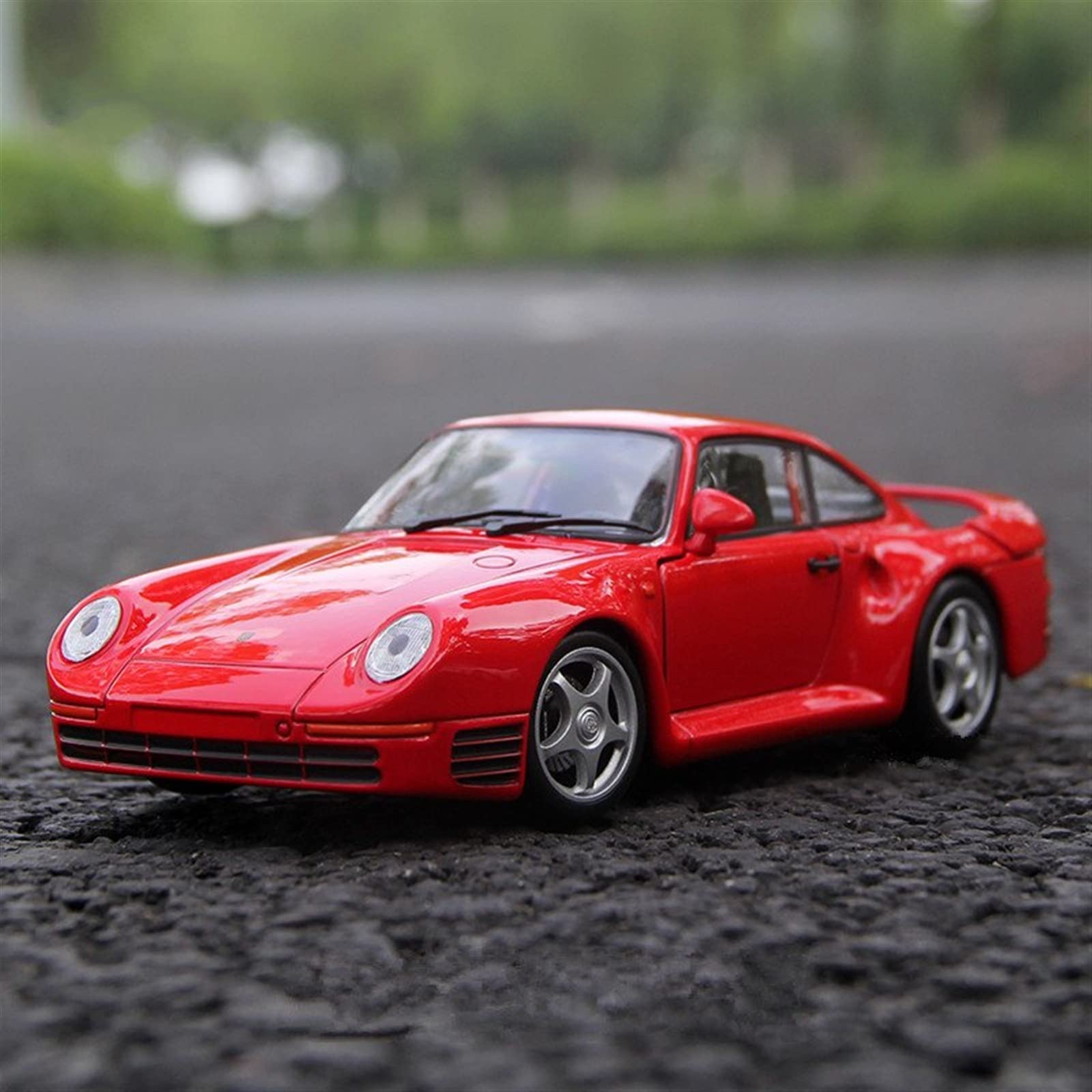 Amazon.co.jp: ダイカストカー 1:24 ポルシェ 959 スポーツカー
