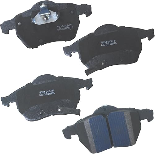 Vista 307 de Bendix Premium SBM8 - Pastillas de freno semimetálicas Premium para modelos seleccionados Buick Special, Camaro, Corvette, Phaeton, Olds F85, Vista