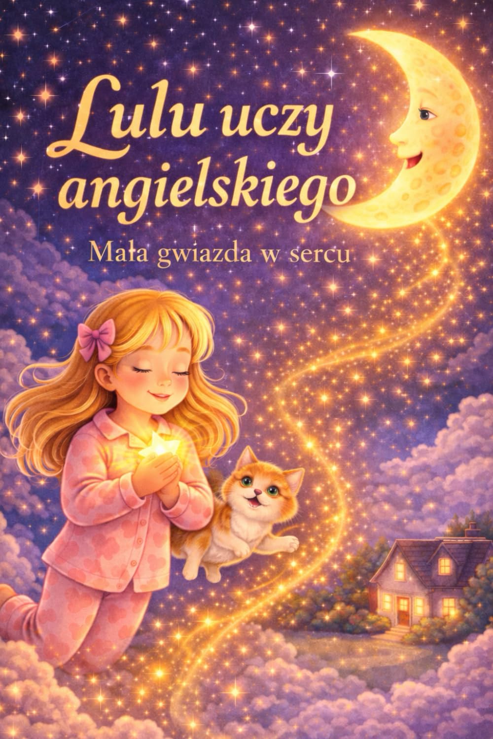 Lulu uczy angielskiego: Mała gwiazda w sercu: Bajka na dobranoc z pierwszymi słówkami po angielsku dla dzieci 3–8 lat
