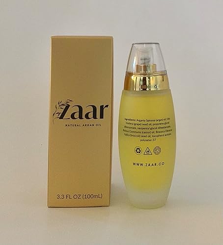 Zaar Aceite de argán natural, aceite de argán para el cabello, pulidor de cabello suave y brillante, aceite de argán de Marruecos para control