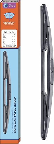 Repuesto de limpiaparabrisas trasero de 12 pulgadas (12-E) para Wrangler 2017-2007Ford Escape 2012-2008 Flex 2019-2009GMC Yukon 2014-2007Buick