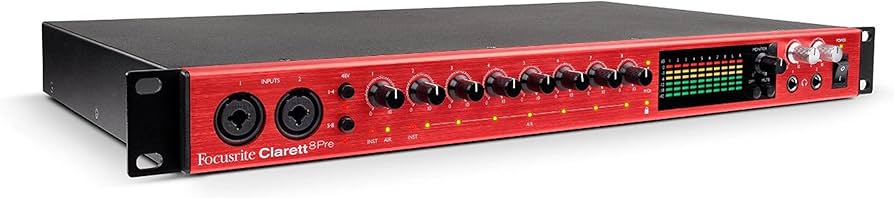 DTM・DAW FOCUSRITE Clarett+ 8 Pre USB Focusrite Clarett+ 8Pre USB-C Audio Interface Reviews | Sweetwater