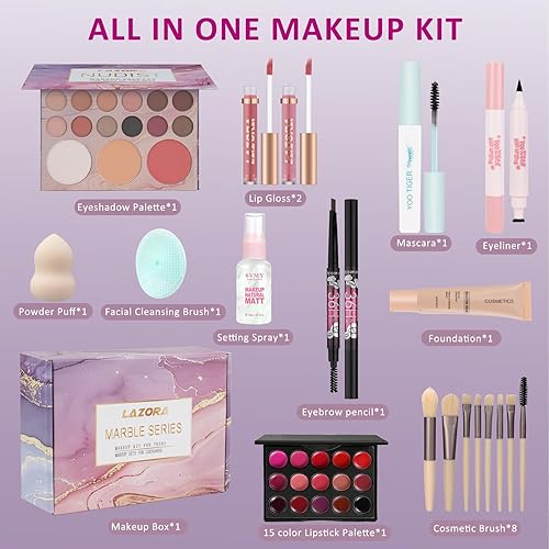 Miniatura 2 de Kit de maquillaje para adolescentes de 14 a 16 años, kit de maquillaje para niñas, adolescentes, kit de maquillaje para adolescentes, kit de