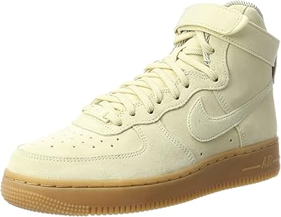 Nike Air Force 1 Hi Se, Chaussures de Gymnastique Femme, Beige  (Muslin/Muslin Gum/Med Brown/Ivory), 38.5 EU : Amazon.fr: Chaussures et Sacs