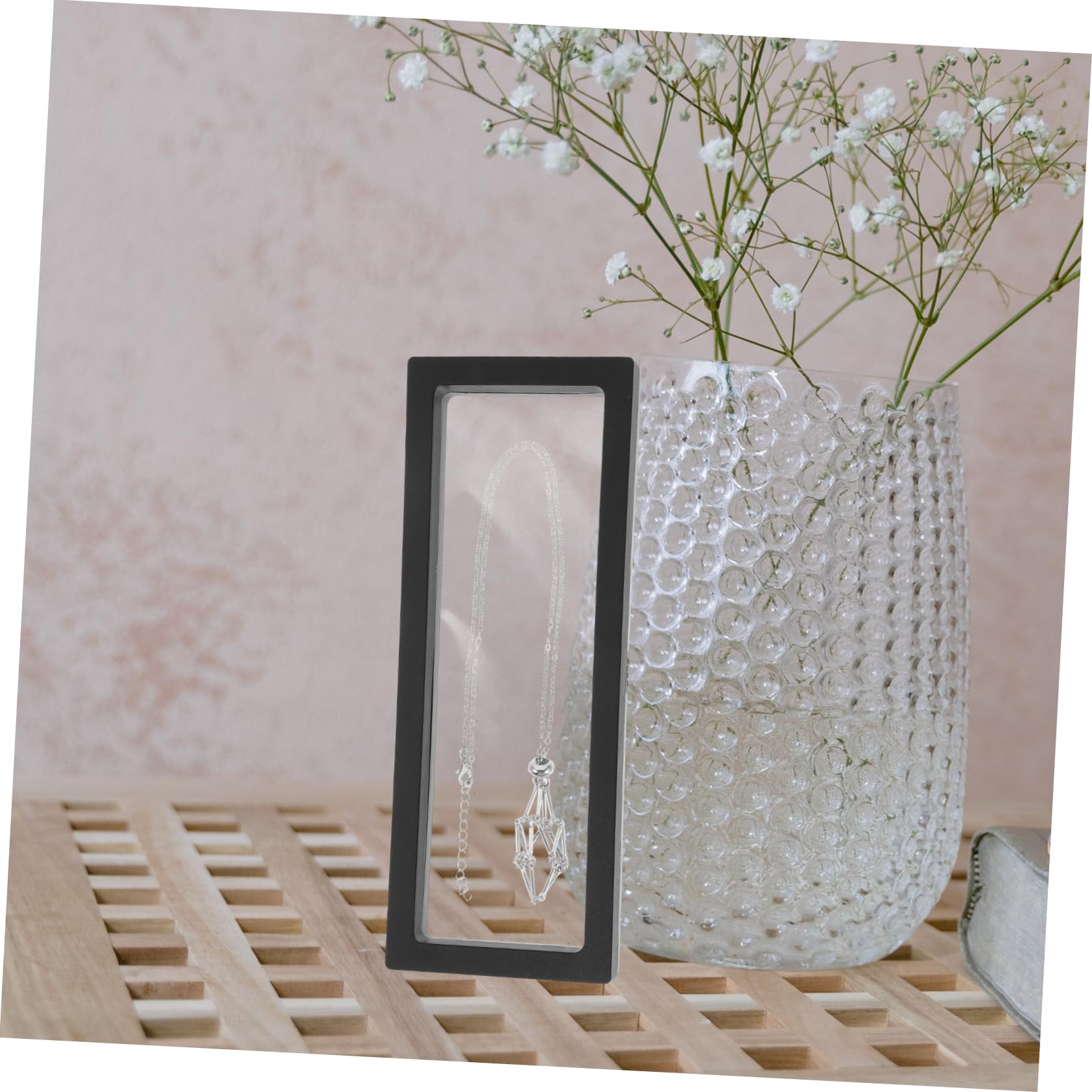 Amazon | 2個 コイン表示 透明フィルム 3d フローティング ディスプレイ ホルダー 画面 ジュエリー収納ケース シャドウフレーム  フローティングフレーム ポスター おもちゃ Black 通販