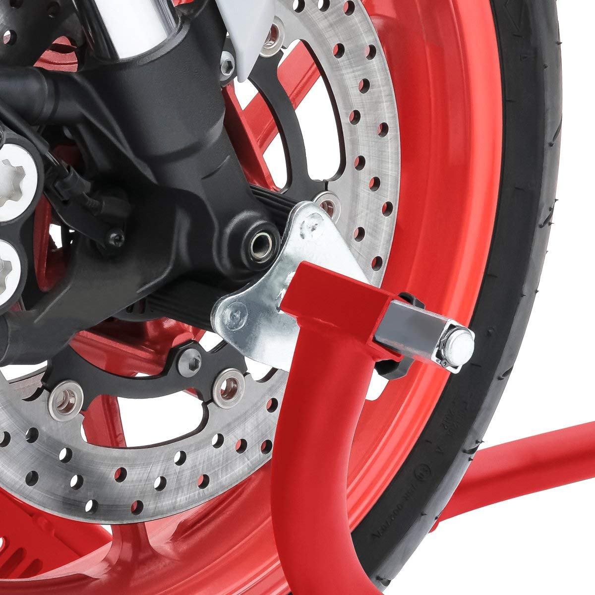 Béquille d'Atelier Moto Avant ConStands Falcone DX Lève Moto Rouge