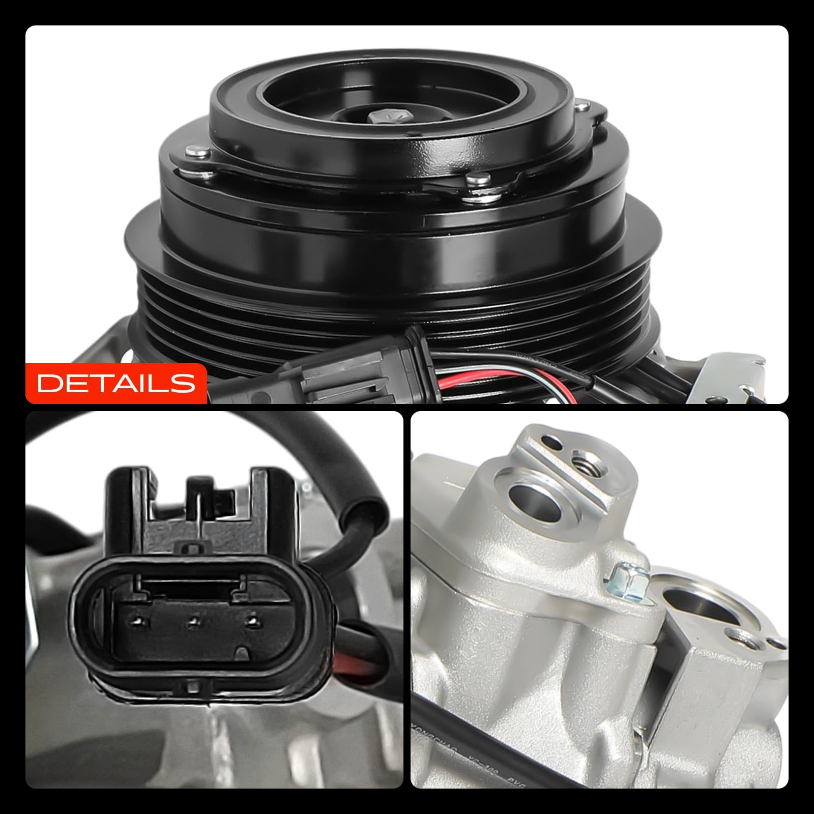Frankberg Compressore Aria Condizionata Compressore Climatizzatore Compatibile con Classe A B-Class Classe C CLA CLS Classe E GLB Marco Polo CAmper V-Class Vito Replace# 0008301401 | Compatibile con: GLC X253, Classe E Coupé C238, GLE V167, CLA Shooting B