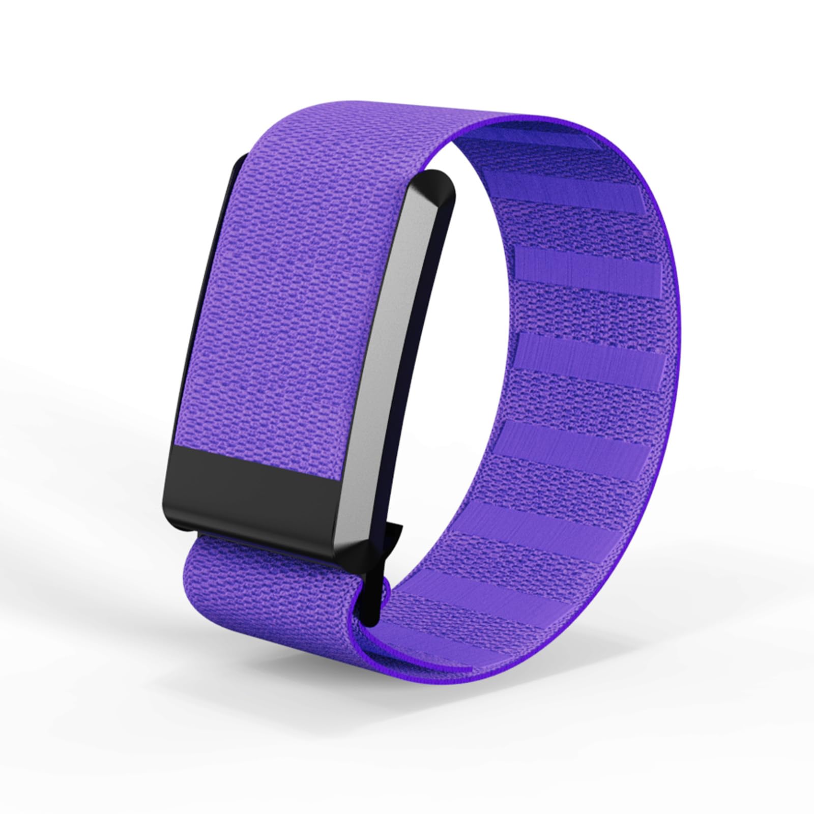 Fitcent Sport Elastic Wristband/Bicep Band SuperKnit Strap Compatible for Whoop 4.0 Whoop 3.0 Fitness Tracker Accessory with U Shape (Purple, 25cm)