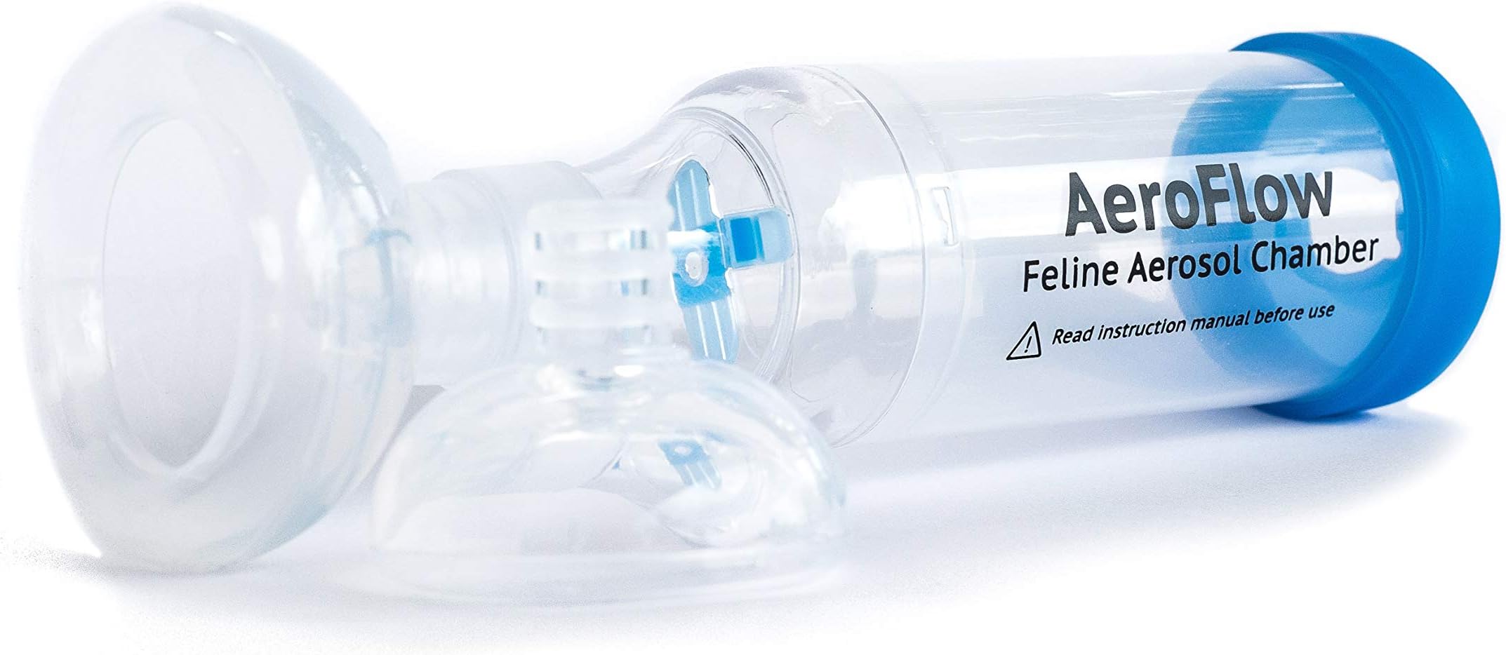 Cat Inhaler with Breathing Indicator - Includes 2 Masks to fit Cats - Feline Aerosol Chamber - Spacer for Cat Asthma