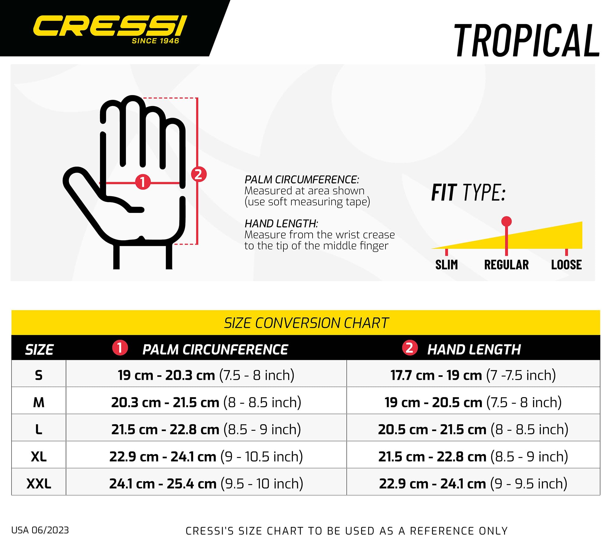 Cressi Tropical - 2 mm [L]