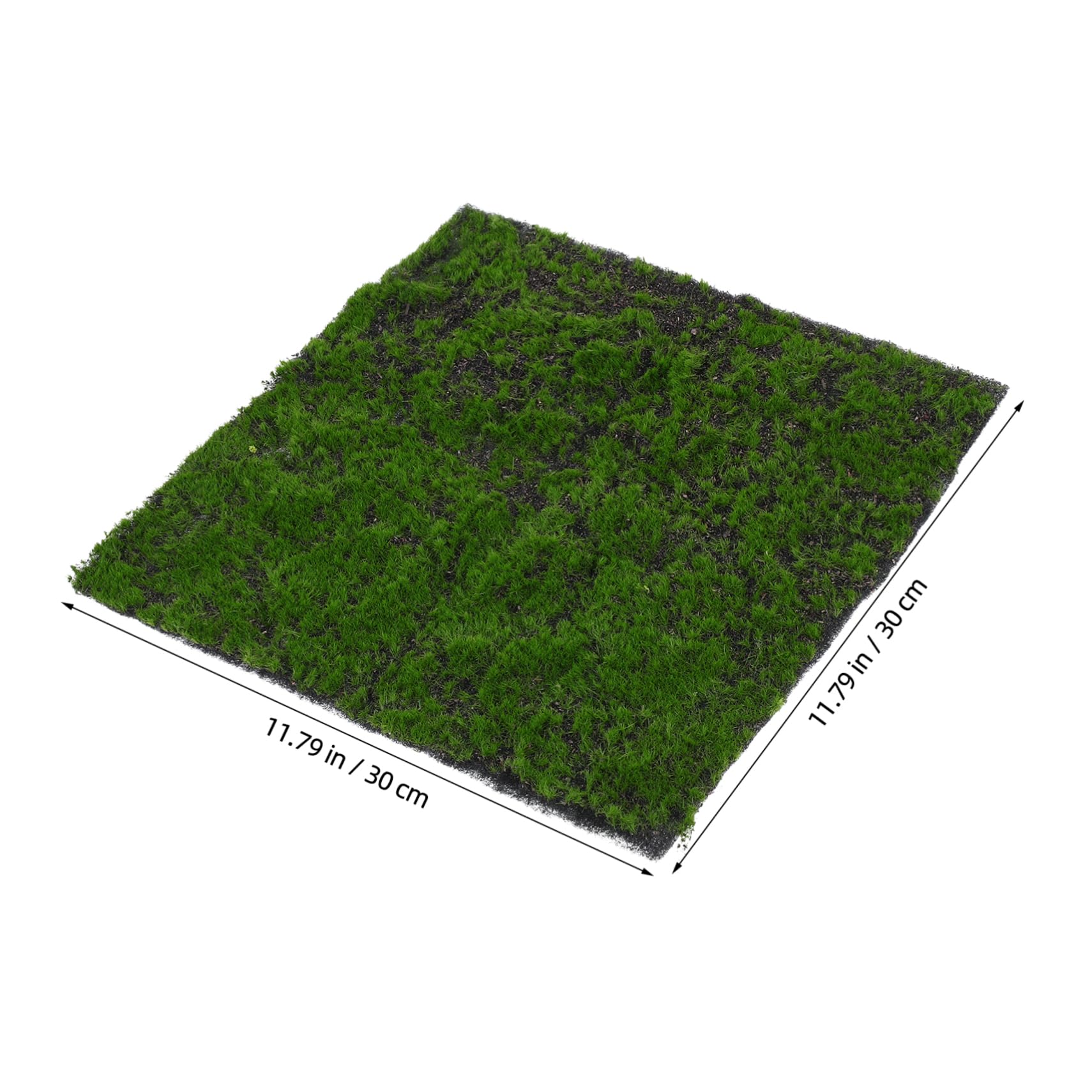 RORPOIR 30cmx30cm Artificial Moss Mat Fake Grass Rug Soft Simulation Moss for DIY Craft Home Decor Wedding Decorations