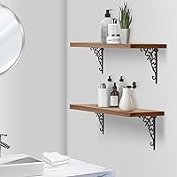 Vista 6 de Z Metnal Soportes decorativos para estantes, 6 x 9 pulgadas, soporte de buzón de metal de hierro forjado fundido, decoración de pared, soporte