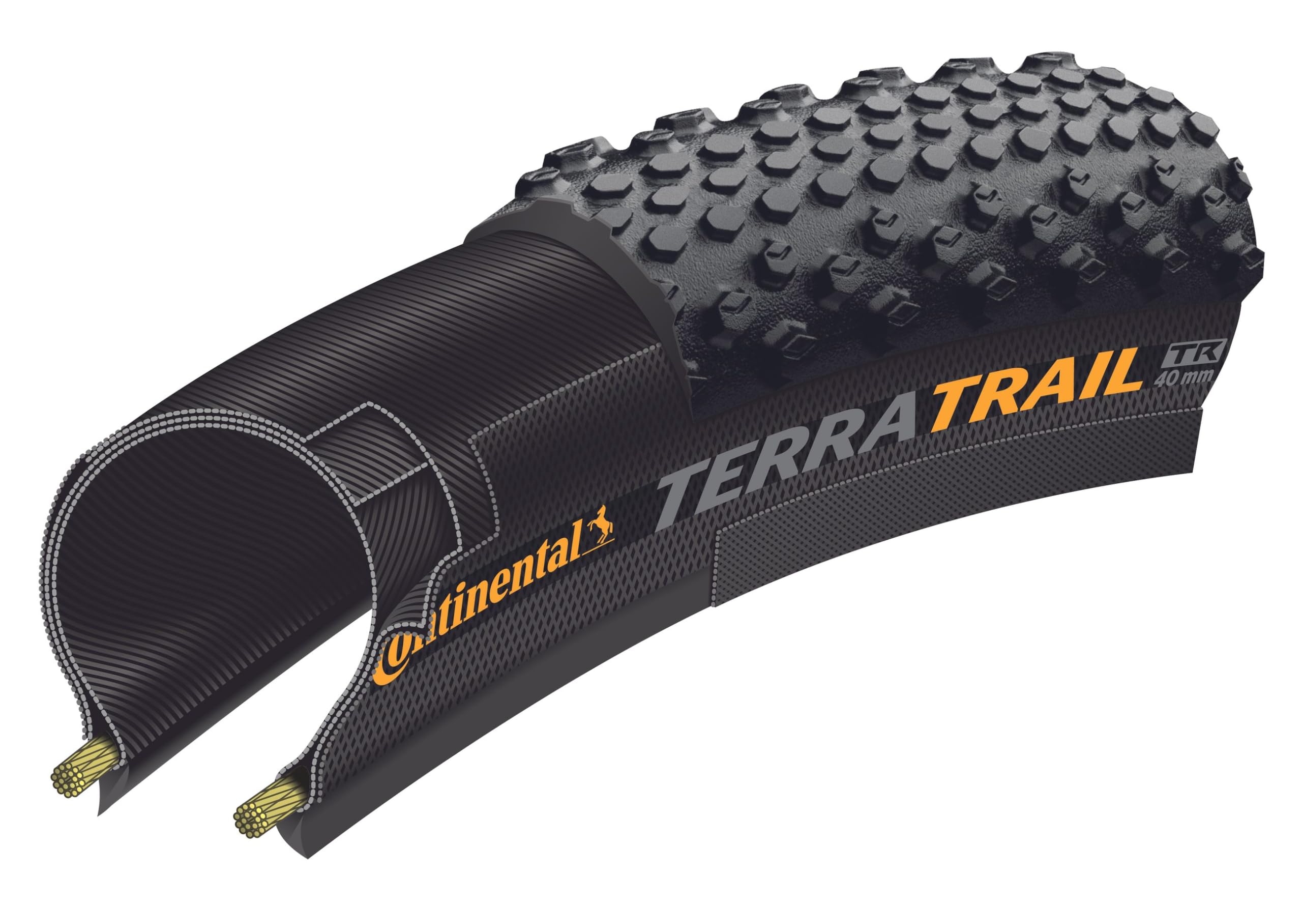 Continental Reifen Terra Trail Protection, 28x1.50 40-622 schwarz
