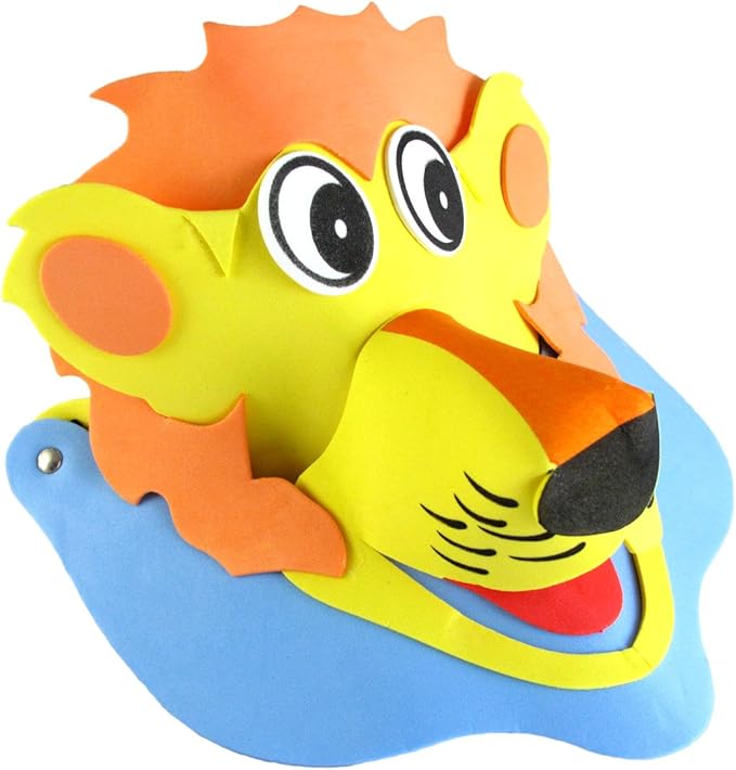 Amazon アニマル帽子 ライオン Ab01l 創造力を育む知育玩具 子供会 お遊戯会 幼稚園 小学校 プレゼント 景品に キッズコスチューム おもちゃ