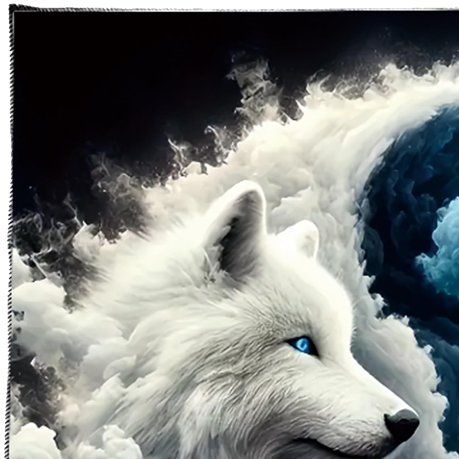 Pitadue Tarots Tablecloth Altars Cloth Dragon/Wolf Astrology Tablecloth Divinations Card Cloth Tapestry Wall Decoration