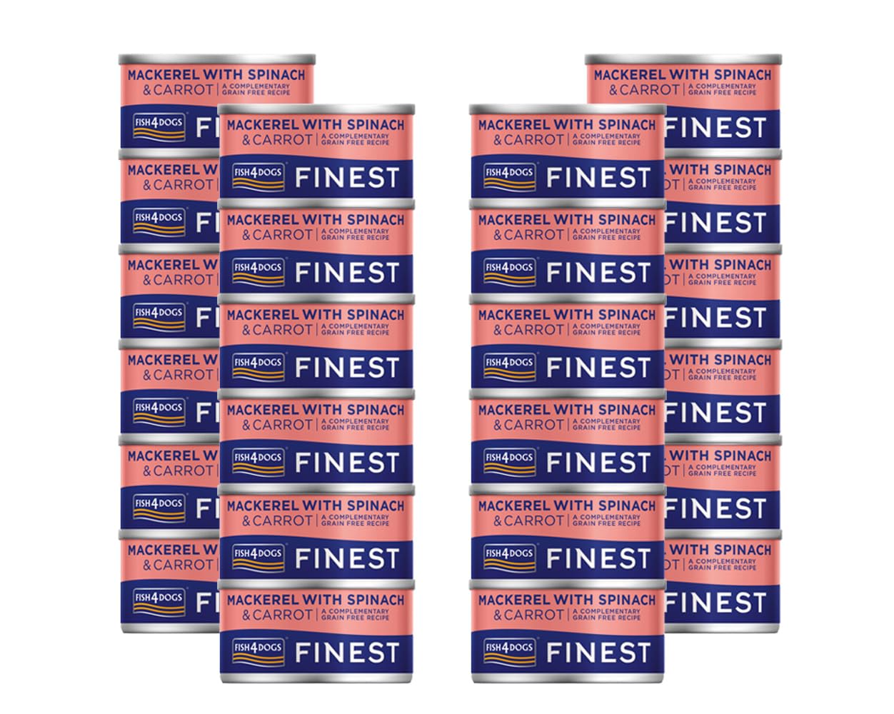 Fish4Dogs Finest Mackerel with Spinach & Carrot 85g x 24