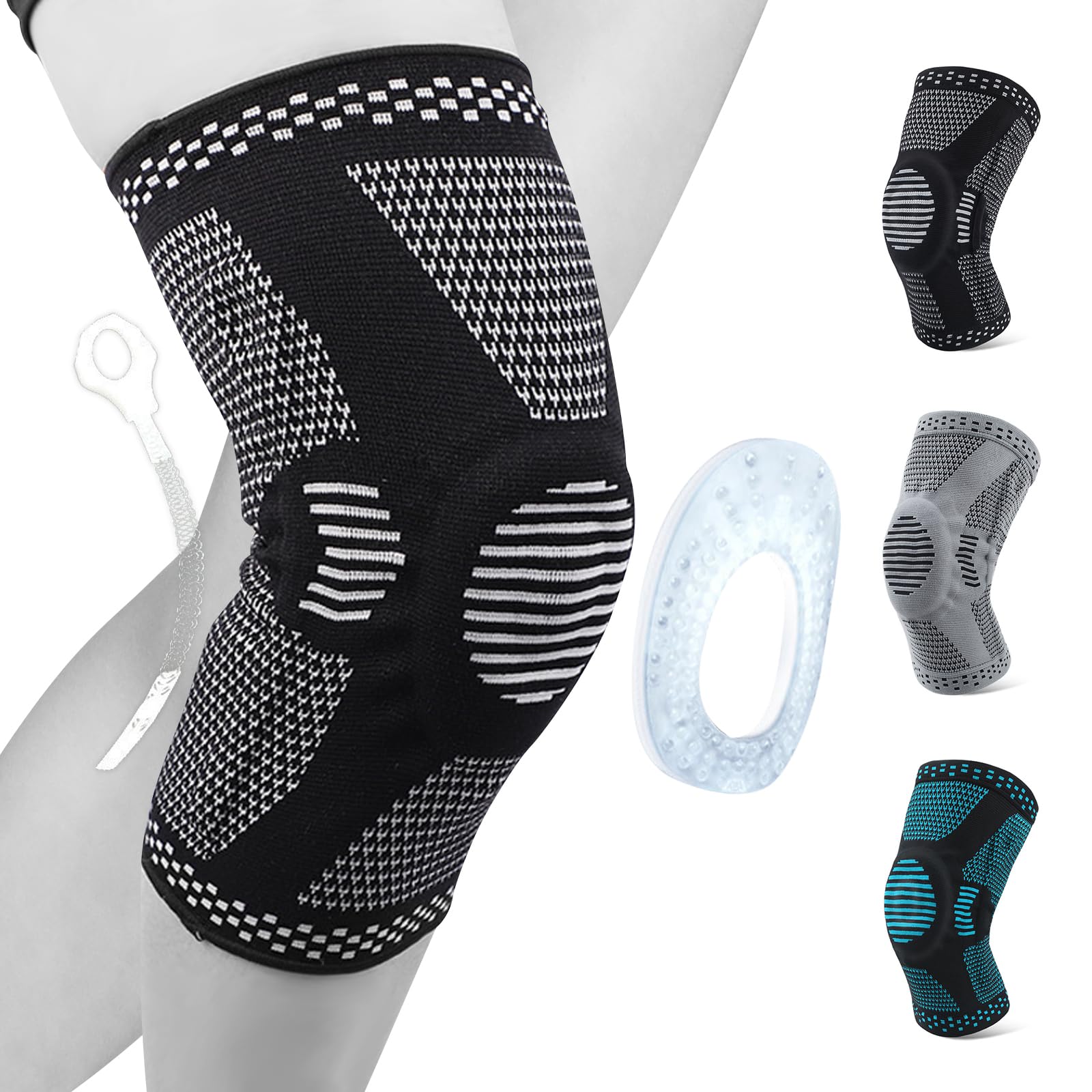 Amazon.co.jp: 膝サポーター ひざ用サポーター スポーツ 膝パッド 膝皿