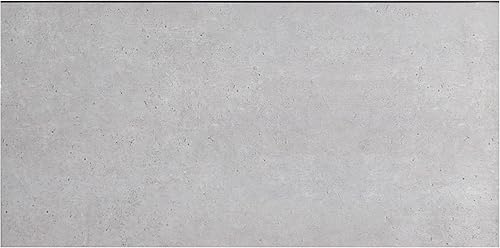 Dundee Deco Paneles de pared 3D efecto concreto revestimiento, paneles de pared con aspecto de cemento gris plateado, revestimiento de espuma de