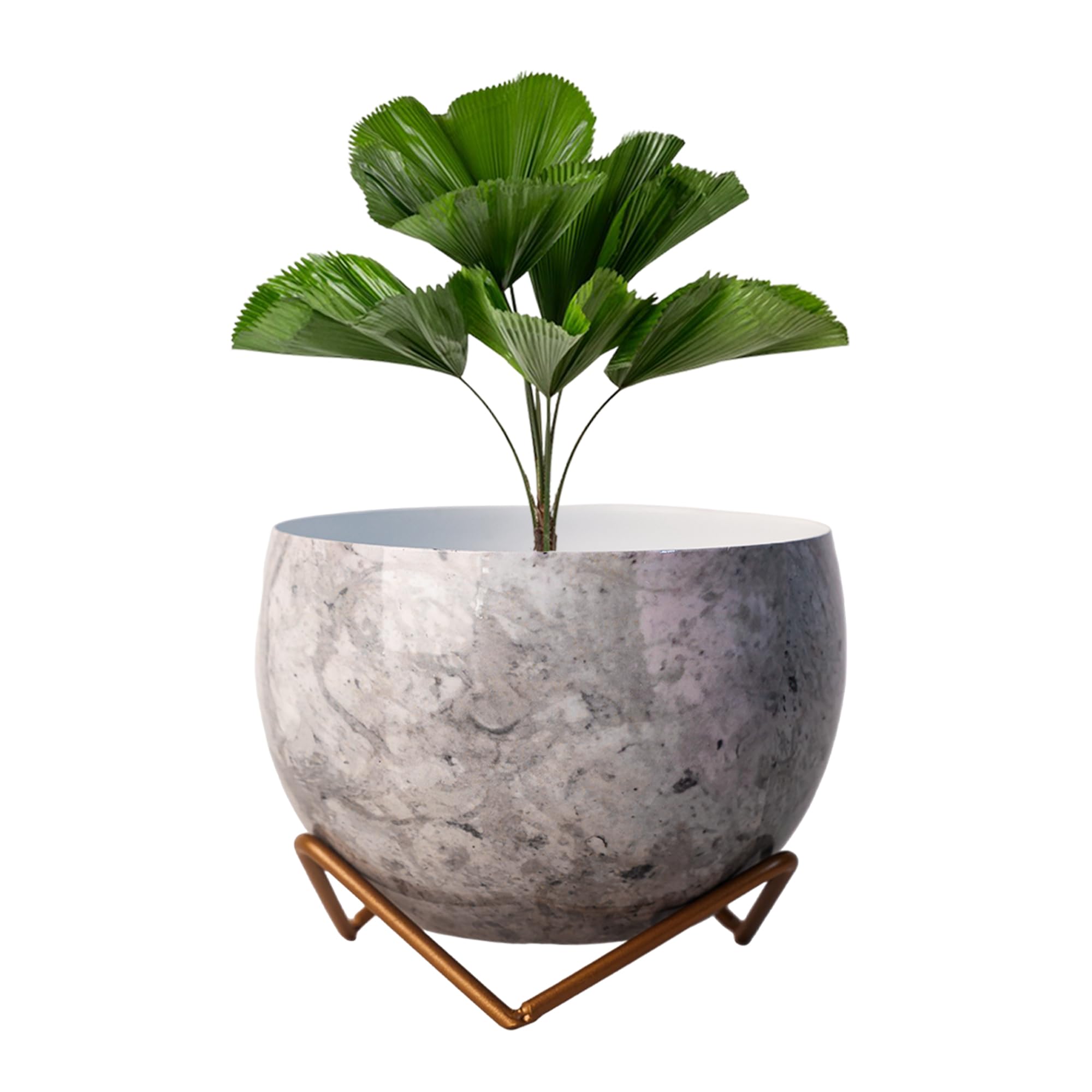 Metal Flower Vase Planter - Elegant Home Décor -9