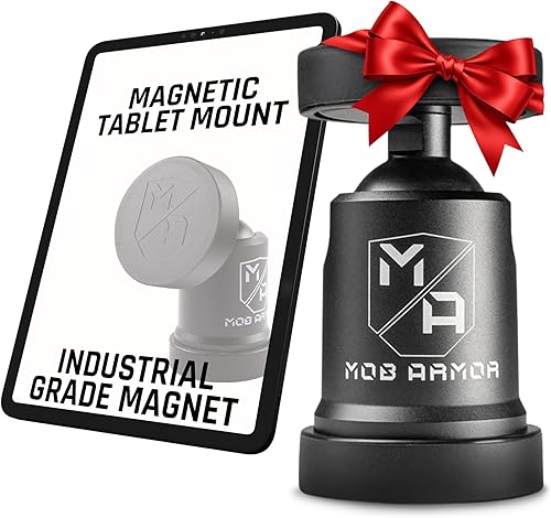 Mob Armor Tabnetic Maxx - Soporte magnético universal para tableta para automóvil, montaje en Estados Unidos, compatible con varias generaciones de