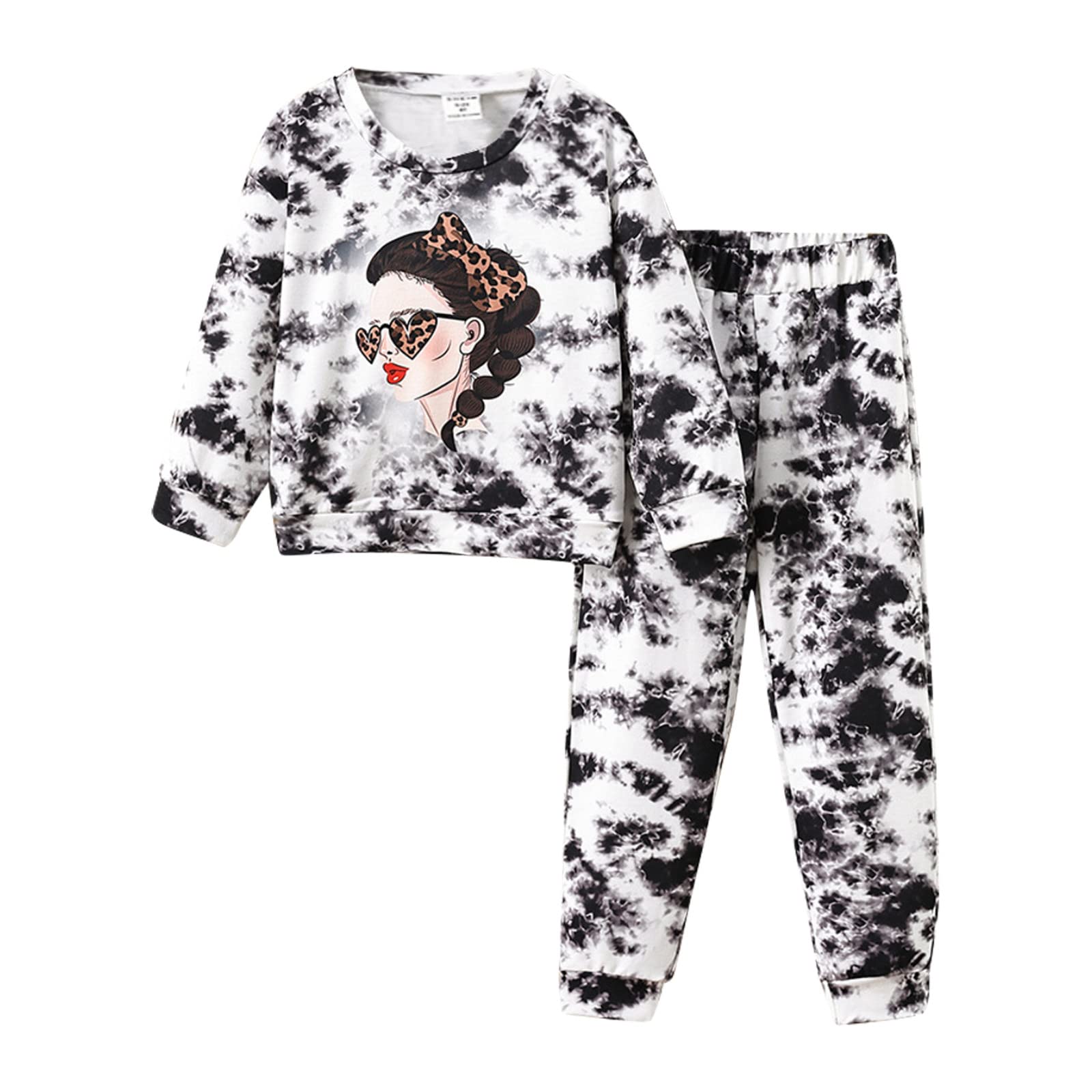 Conjunto Esportivo Menina Betusline 2 Peças - Moda Teen Com Estampa Tie-Dye