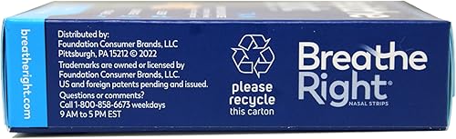 Miniatura 7 de Breathe Right Tiras nasales originales de color tostado grande, 30 unidades (paquete de 3)