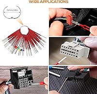 Vista 7 de Linkstyle Kit de herramientas de extracción de pasadores de terminal mejorado, juego de herramientas extractoras de pines de conector eléctrico