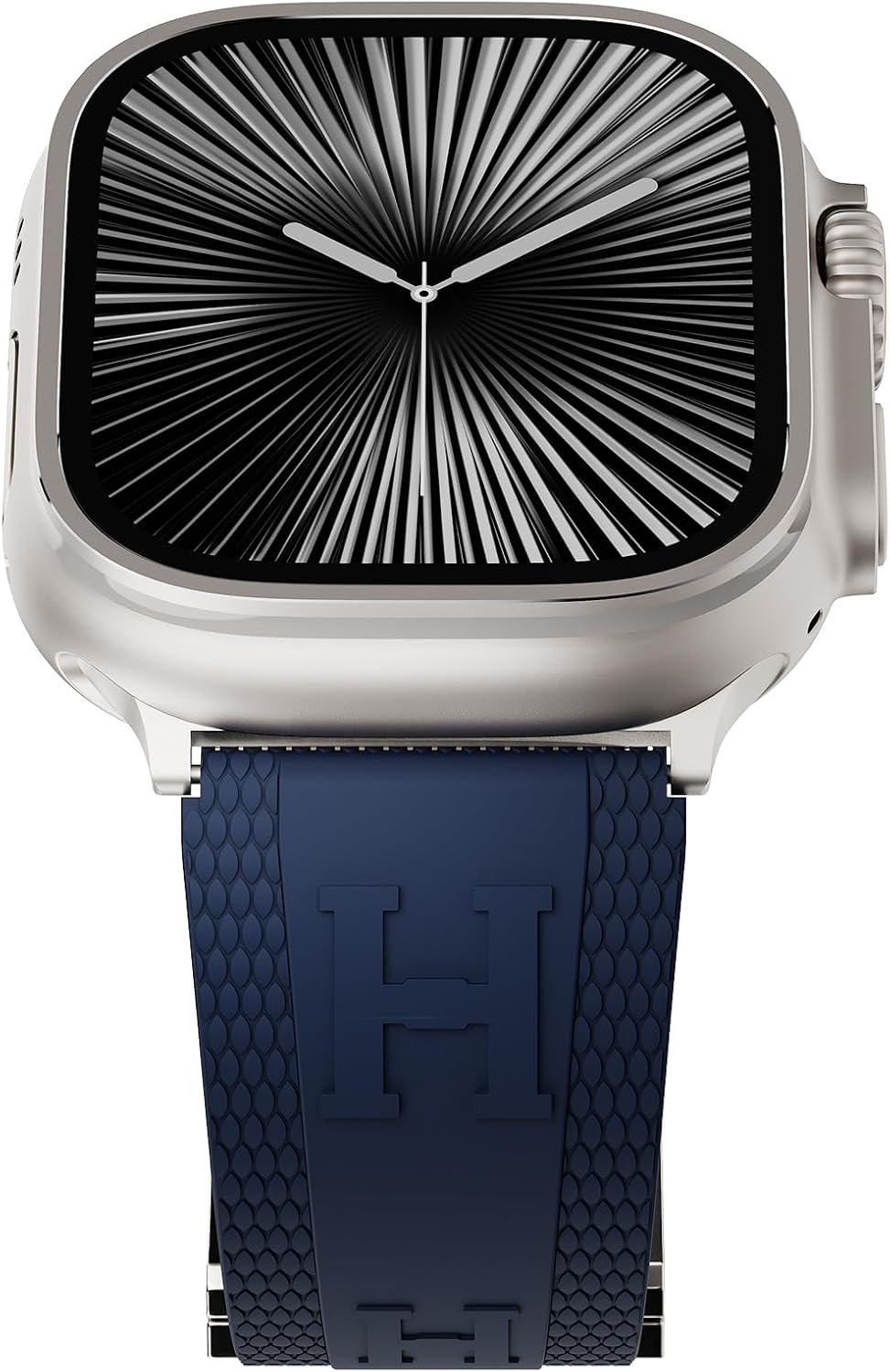 Sport Silicone Band Compatible with Apple Watch Ultra 3/2/1 Band 49mm/46mm/45mm/44mm/42mm(3/2/1) Men, Magnetic Silicone Rugged Replacement Strap for iWatch Ultra 3/2/1 SE3/2/1 Series11/10/9/8/7/6/5/4 - Image 2