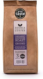 Source Climate Change Coffee Award Winning Organic Medium Roast Mexico Single Origin Roast and Ground Coffee Bag