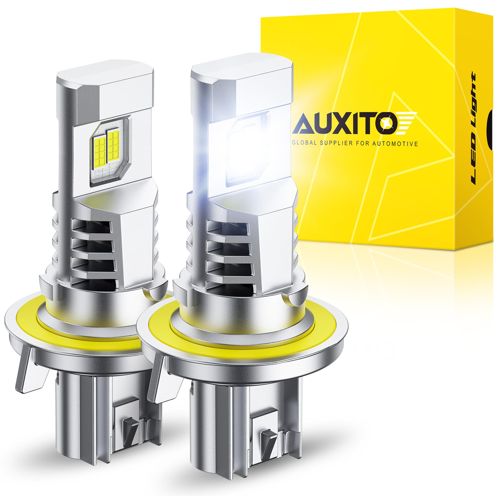 AUXITO Latest H13/9008 Bulbs, 50,000LM