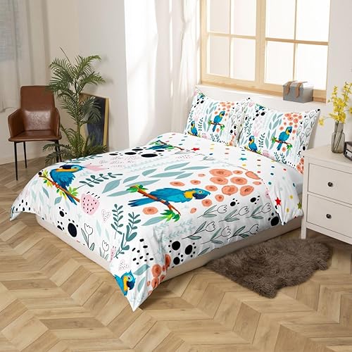 Vista 106 de Erosebridal Funda de edredón de zorro kawaii, juego de ropa de cama de zorro de dibujos animados, funda de edredón con 2 fundas de almohada para Fox