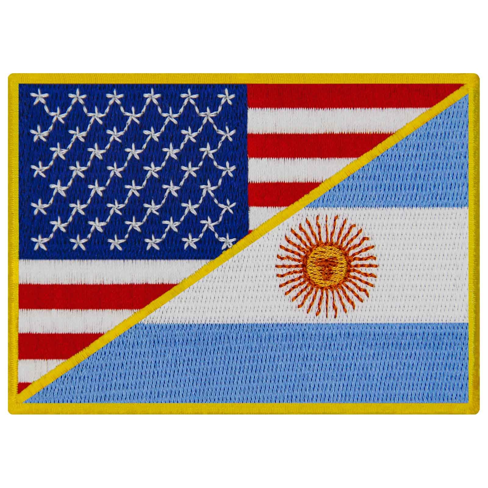 GURKHA Flag Patch With Hook Adhesive Fastener Military Emblem Orange Color