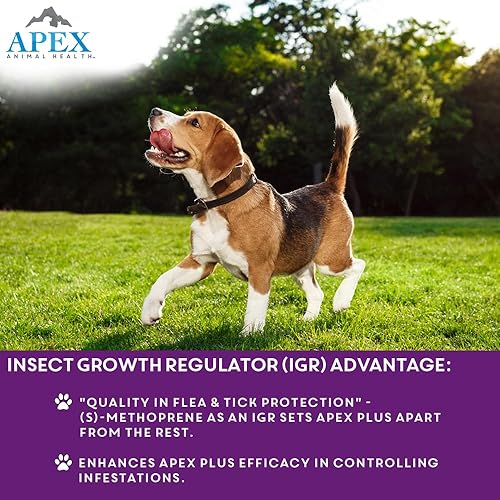 Miniatura 16 de Apex Plus Prevención de pulgas y garrapatas para perros XL (89-132 libras) Suministro de 3 meses Tratamiento de pulgas y garrapatas
