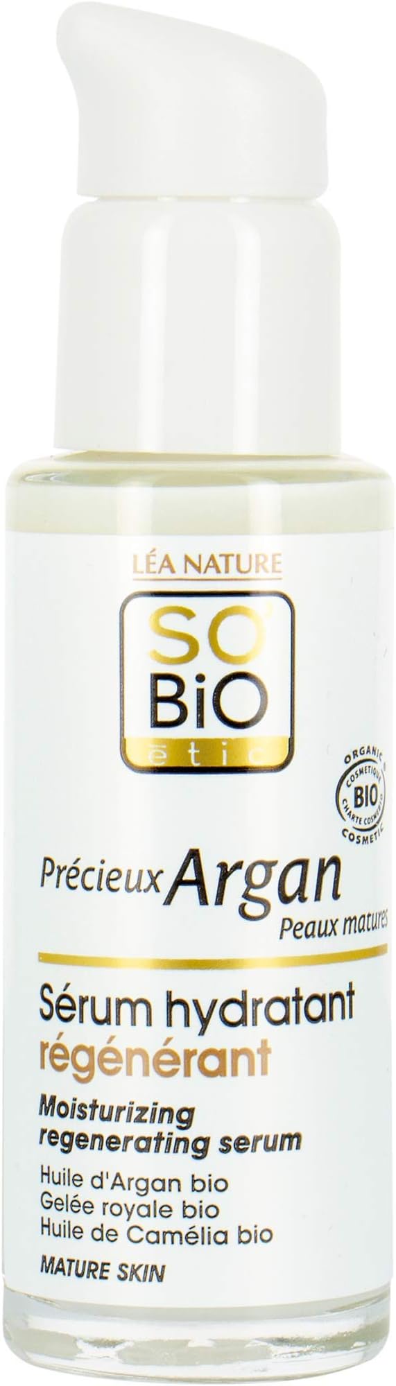 So'Bio Étic So Bio Organic Moisturizing Regenerating Hydrates and Serum 30ml | parabens free | Silicone free | Mature Skin.