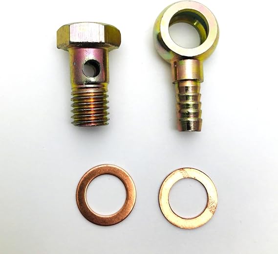 M12 Banjo to Barb + Banjo Bolt Designed for Easy Rotax 912 Engine Oil Change/Draining