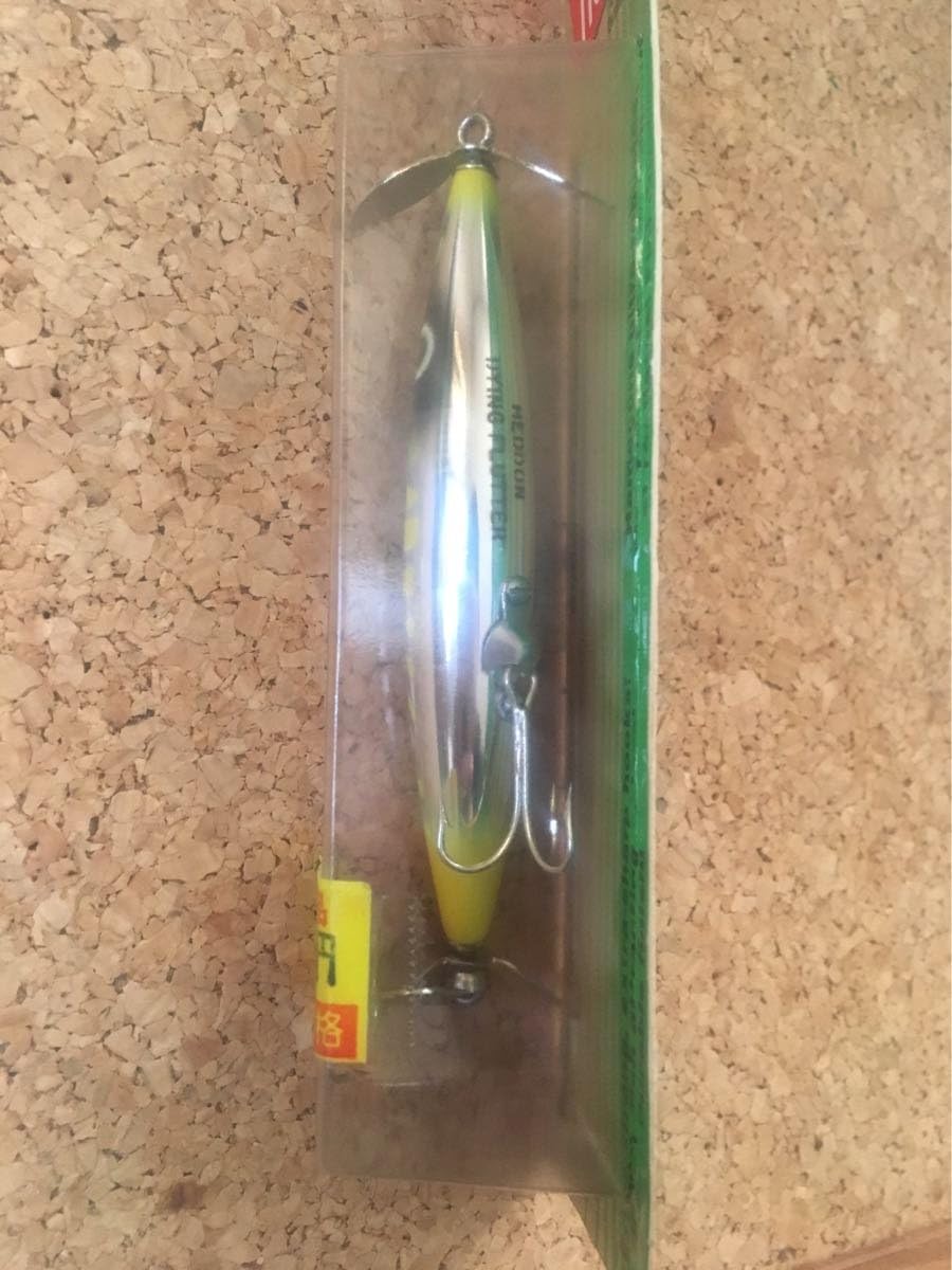 【正規品】heddon ヘドン ダイイングフラッター Y イエロー シルバー メッキ 生産終了 レア 検 オールド old ダブル スイッシャ ベルクロ式