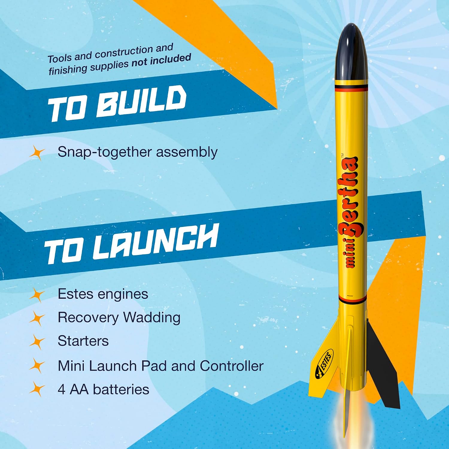 Estes 002099 Mini Bertha Model Rocket