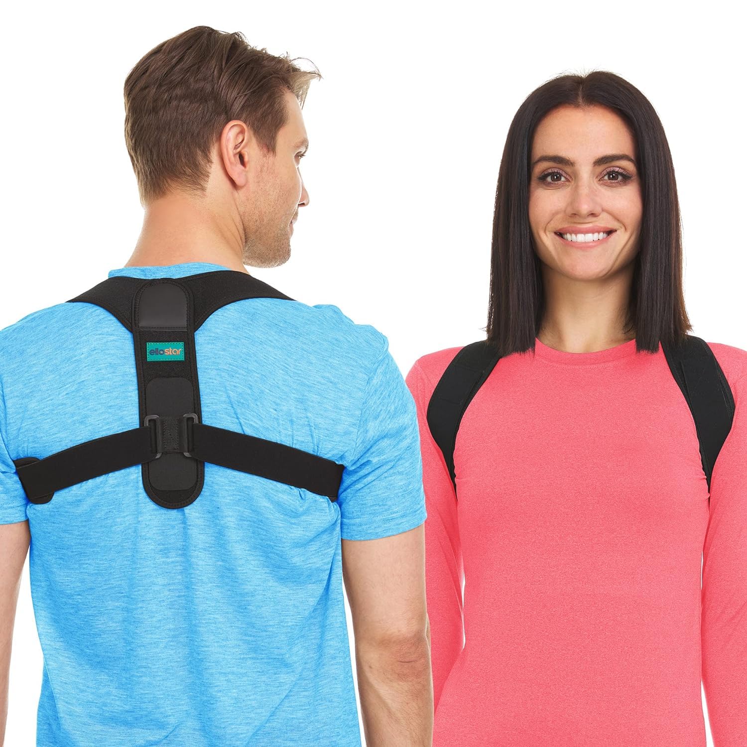 Uchrang Posture Corrector for Women and Men - Comfort Back Brace Posture Corrector for Men and Women, Corrector Back Straightener, Neck, Shoulder and Back Pain Relief, Breathable (Universal Fit)