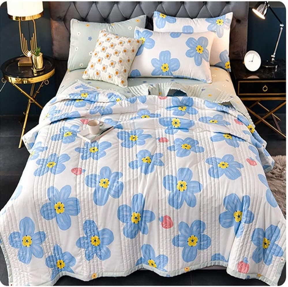 Colcha muselina reversible lavable de algodón de seis capas 2