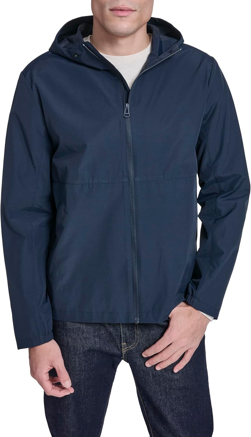 Cole Haan Men's Hooded Packable Running Jacket