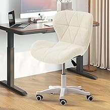 EdoErgo Office Chair, Desk Chair, Telework, Comfortable, Compact Work Chair, High Resilience Seat, Seat Height Adjustable, 360-Degree Rotation, Popular, Stylish, For Study/Telework/Home/Office Use