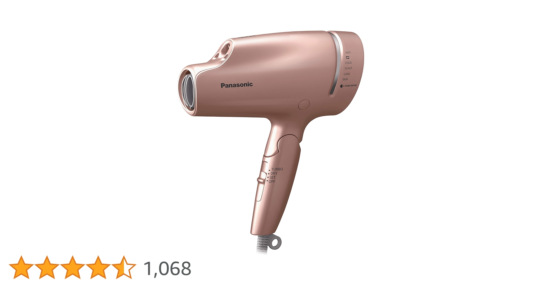 Panasonic - 新品未開封！パナソニック ヘアードライヤー ナノケア ピンクゴールド Amazon | パナソニック ヘアドライヤー ナノケア ナノイー